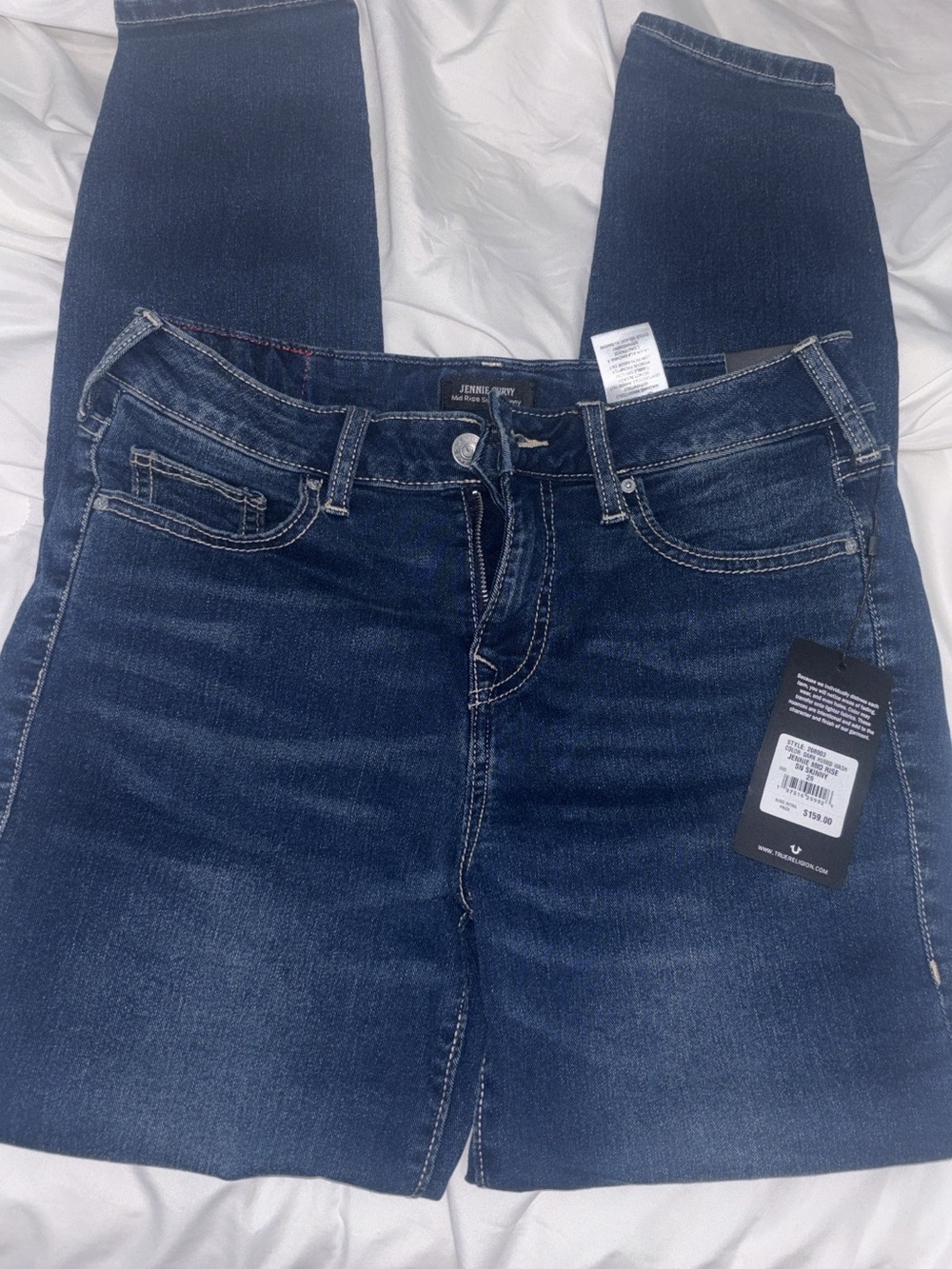 True Religion Dark Blue Skinny Jeans